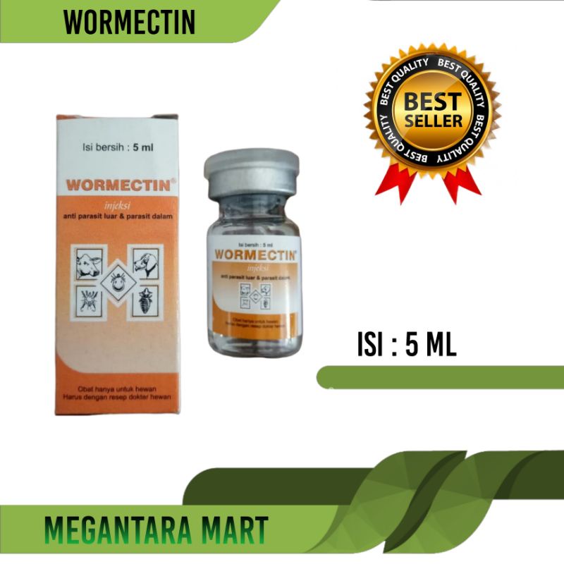 Jual wormectin 2ml injeksi anti parasit luar dan dalam | Shopee Indonesia