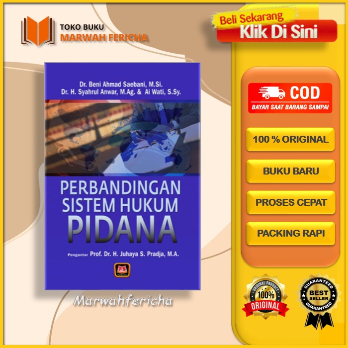 Jual Perbandingan Sistem Hukum Pidana | Shopee Indonesia