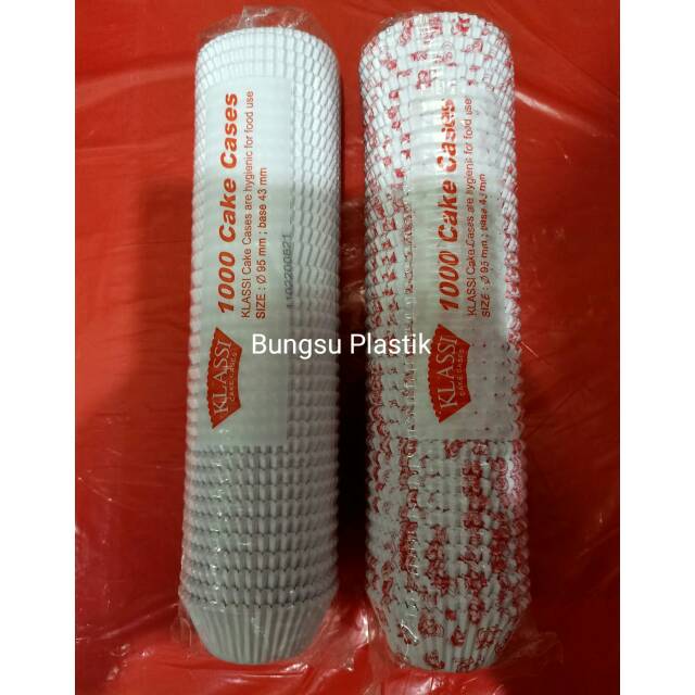 Jual Cup kue kertas 95mm Putih polos / Motif 95 mm (1000lbr) | Shopee ...