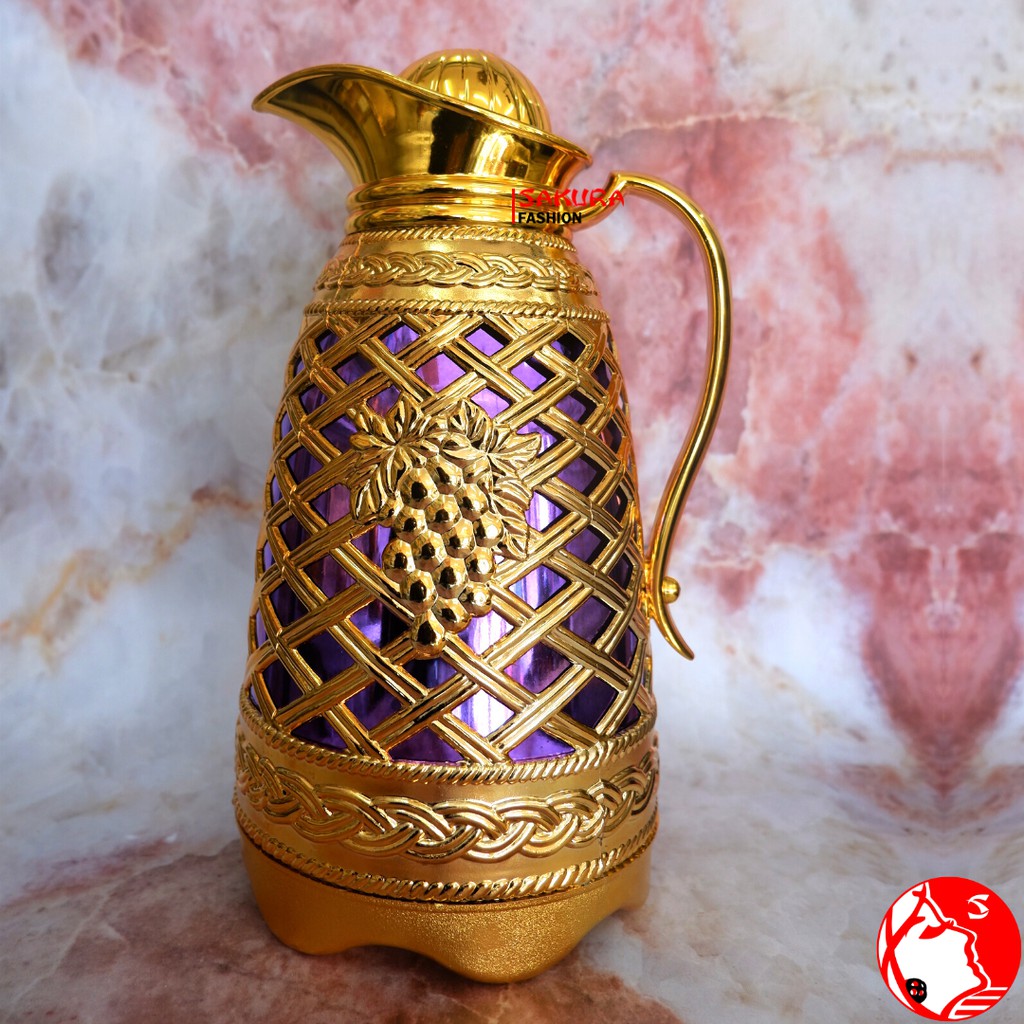 Jual Teko Arab 1 Liter Vacuum Flask warna Termos Arab Air Zamzam