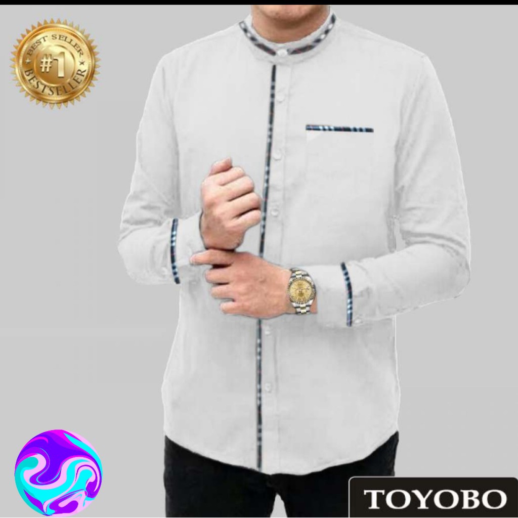 UFC BAJU KOKO TOYOBO KEMEJA KOKO LENGAN PANJANG SIZE M-L-XL-XXL-XXXL