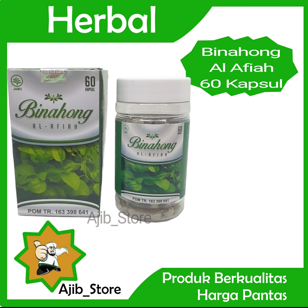 Jual 100 Original Binahong Al Afiah 60 Kapsul Ekstrak Daun Binahong