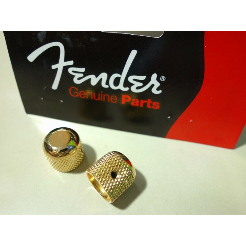 Jual fender telecaster knob gold / knob besi fender dome knob original