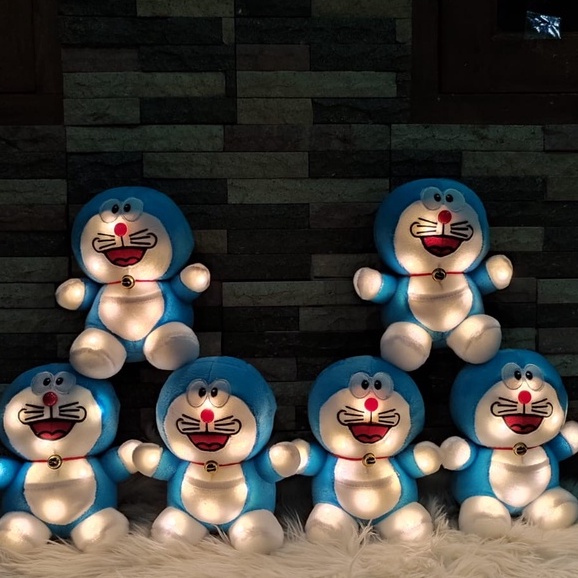 Jual Boneka Doraemon LED Bisa Nyala/boneka led/boneka doraemon lucu ...