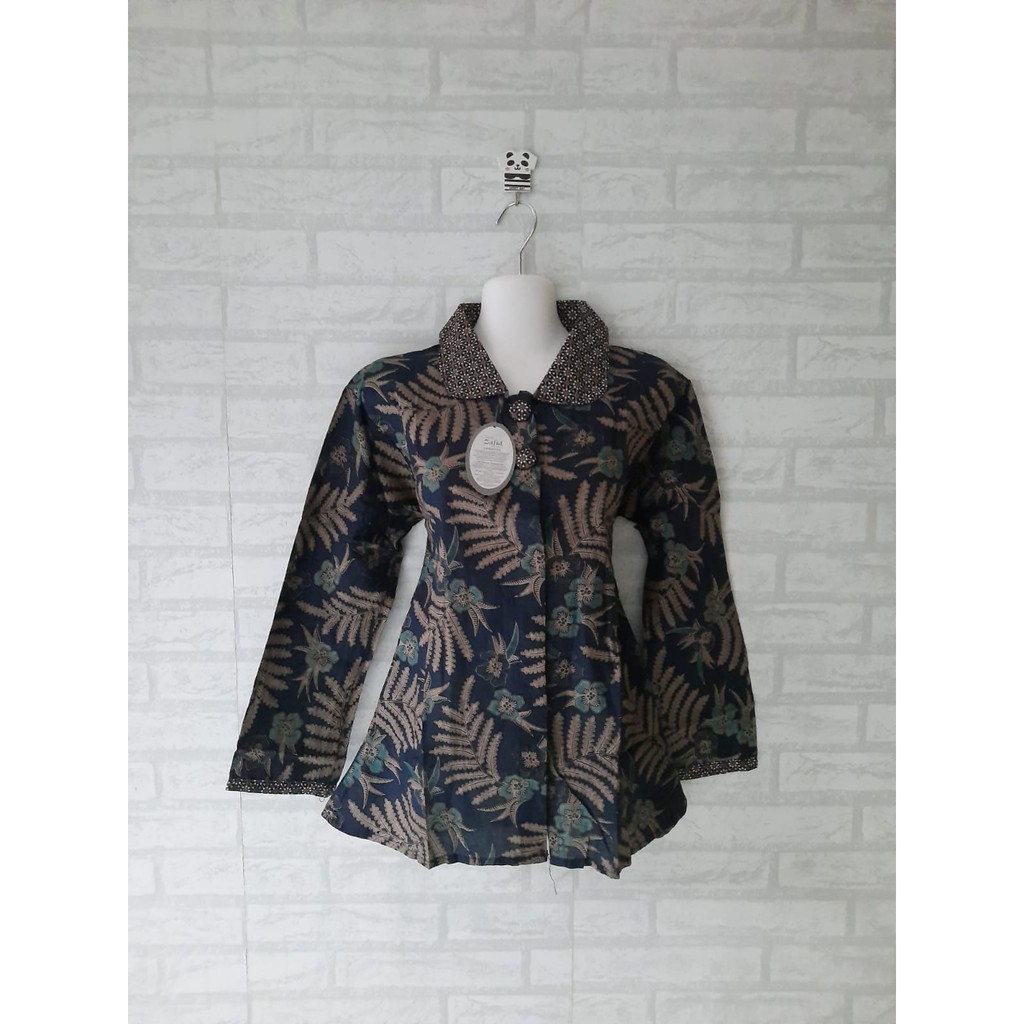 Jual Blouse Dan Kemeja Batik Kerja Seragam Kerja Batik Lengan Panjang ...