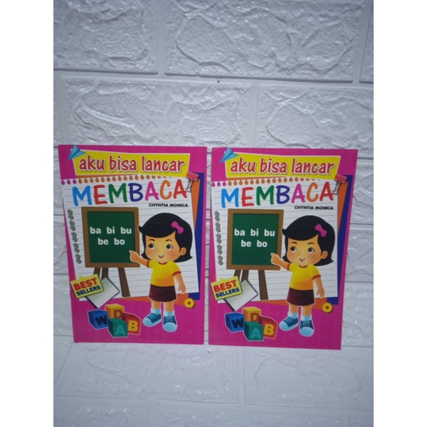 Jual BUKU AKU BISA LANCAR MEMBACA UNTUK ANAK TK PAUD SD FULL WARNA ...