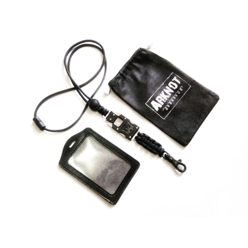 Jual Lanyard id card tactical lanyard paracord kalung id card Shopee