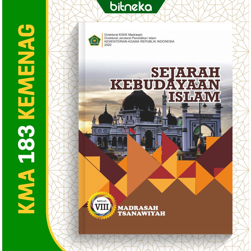 Jual Buku Siswa Sejarah Kebudayaan Islam SKI Kelas 8 MTs KEMENAG KMA ...