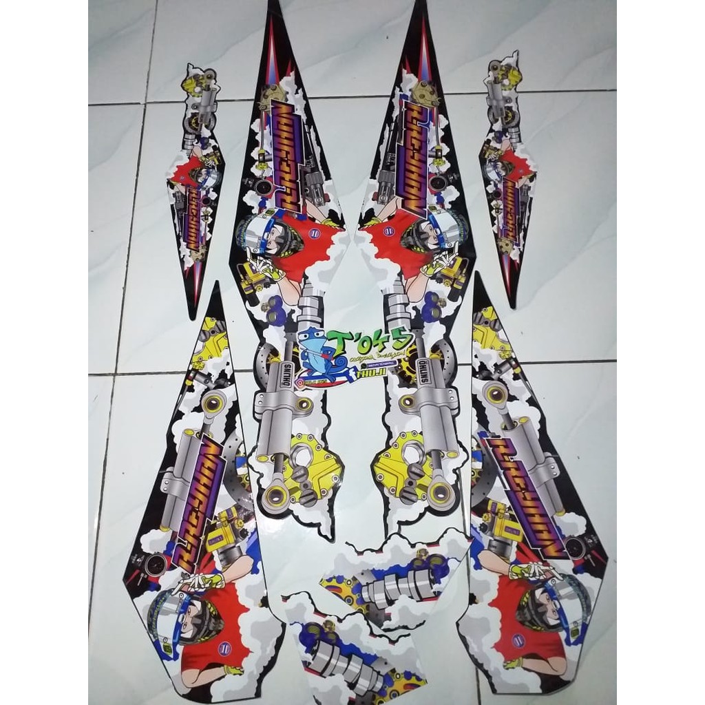 Jual Sticker striping icon esp custom motif parts thai | Shopee Indonesia