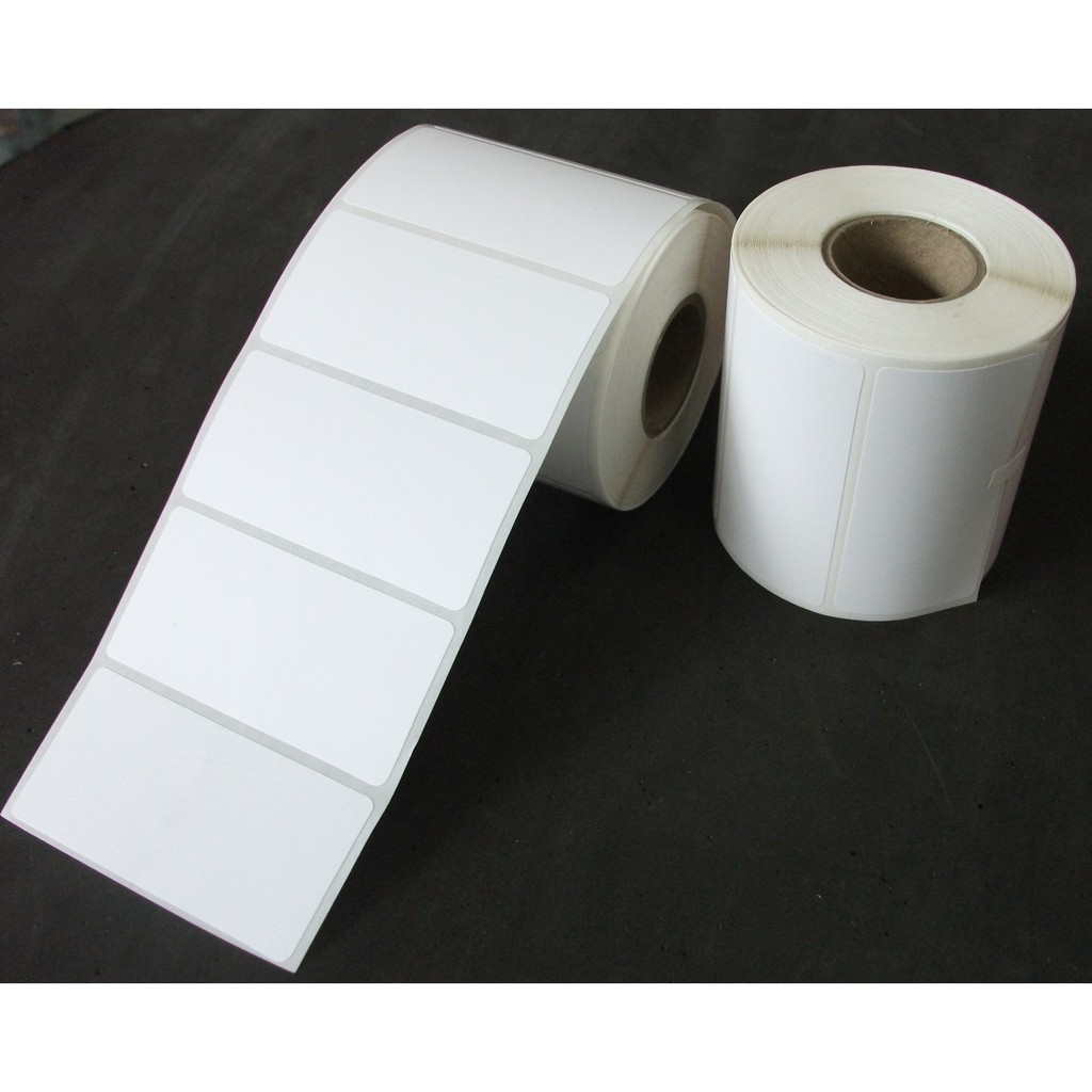 Jual Yupo 60x30mm 1Line 1000pcs Gap 2mm Core 1 Inchi / Label Stiker ...