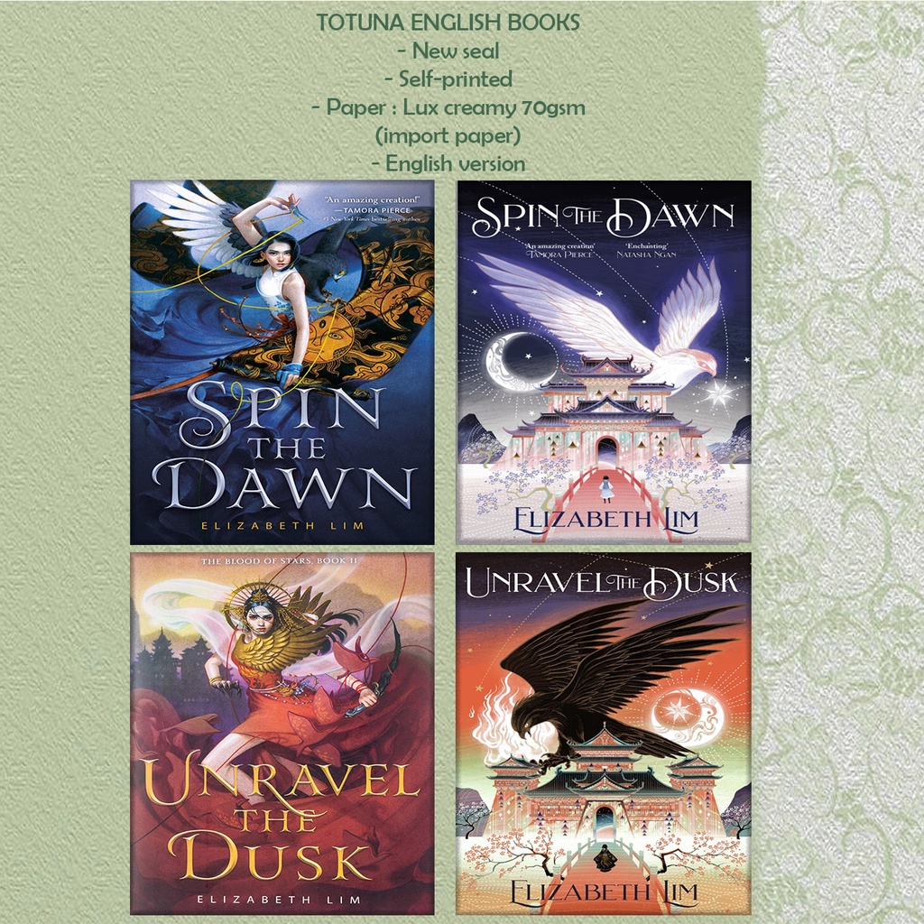 USED BOOKS) Spin The Dawn/Unravel The Dusk - Elizabeth Lim, Hobbies & Toys,  Books & Magazines, Children's Books on Carousell