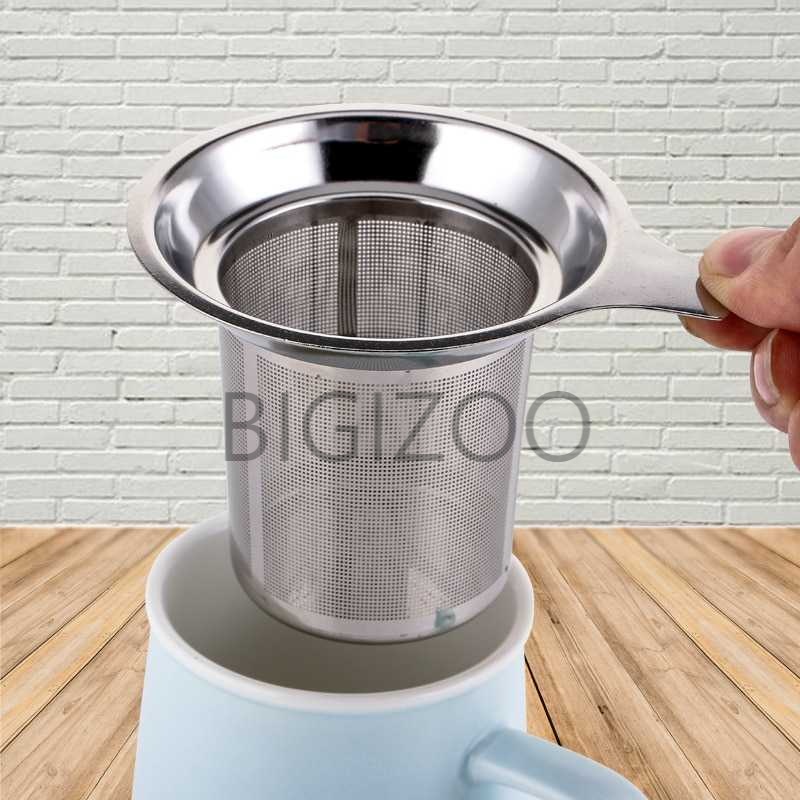 Jual Filter Saringan Teh Kopi Reusable Tea Infuser Strainer Shopee Indonesia 8232