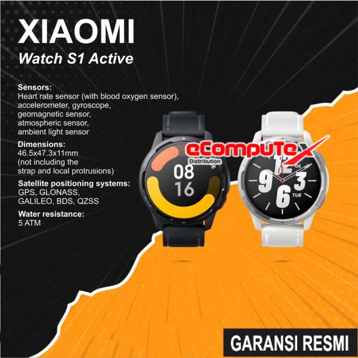 Jual Xiaomi Watch S1 Active Terlengkap & Harga Terbaru Desember