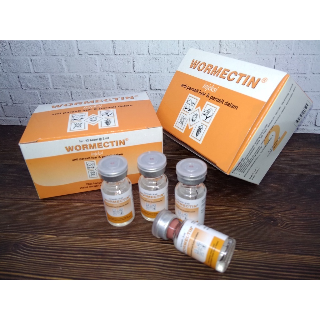 Jual WORMECTIN INJEKSI 2 ml - BOX - Isi 12 botol @ 2 ml - Obat Suntik ...