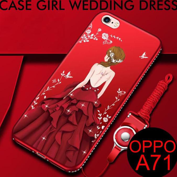 Jual Oppo A71 Case Wedding Girl Dress Slim Matte Softcase Back Oppo A71 