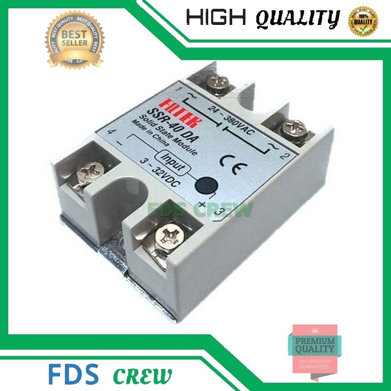 Jual Ssr Relay Elektronik Ssr Da Solid State Relay Ampere Dc To Ac Shopee Indonesia