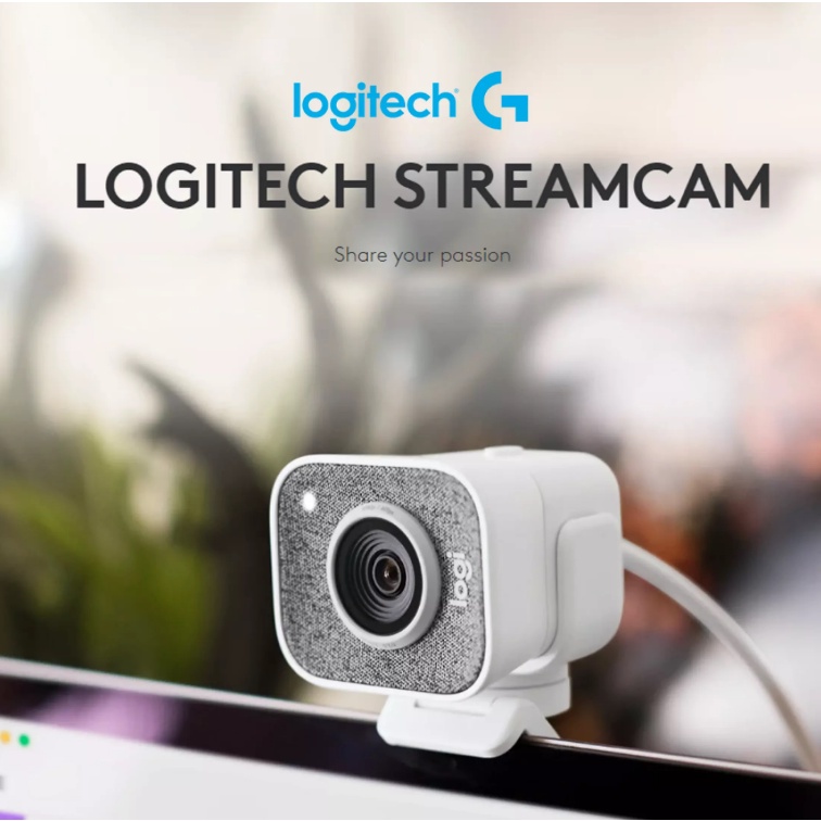 Jual Logitech StreamCam Stream Cam Full HD USB-C Webcam Logitech ...