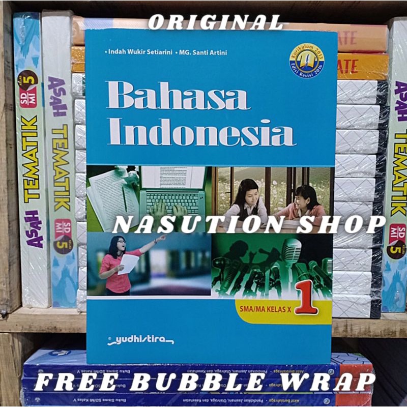 Jual Buku Bahasa Indonesia Kelas 1 / X 10 SMA Yudhistira K13 Revisi ...