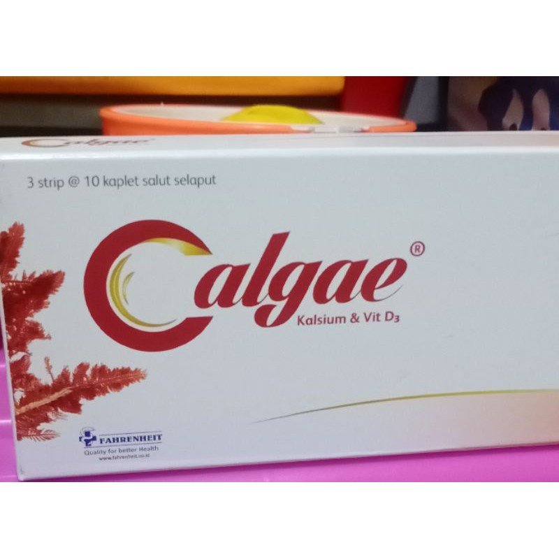 Jual CALGAE SUPLEMEN KALSIUM DAN VITAMIN D3 | Shopee Indonesia