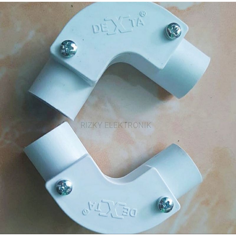 Jual Dexta Elbow Knee Mm L Pipa Listrik Conduit Mm Lbow Keni Baut Shopee Indonesia