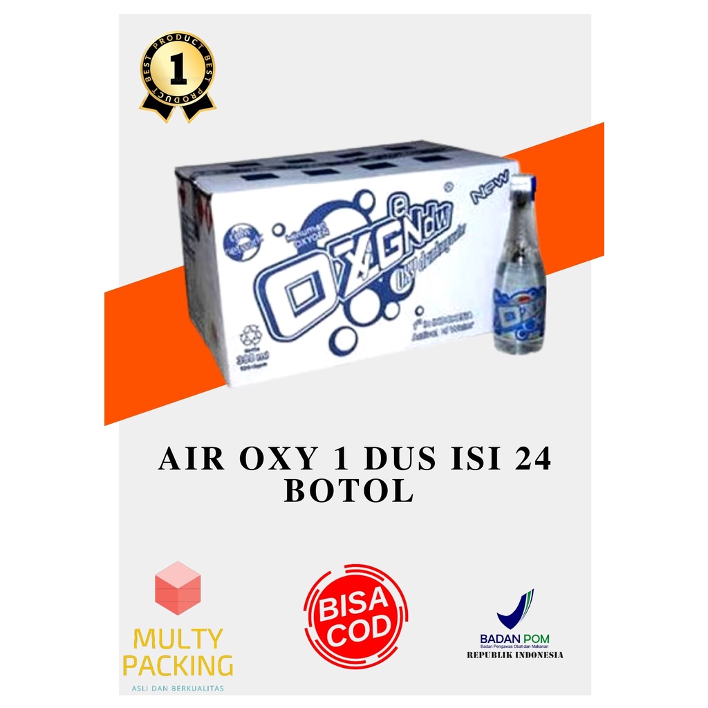 Jual Air Oxy 1 Dus Isi 24 Botol Air Kesehatan Shopee Indonesia 