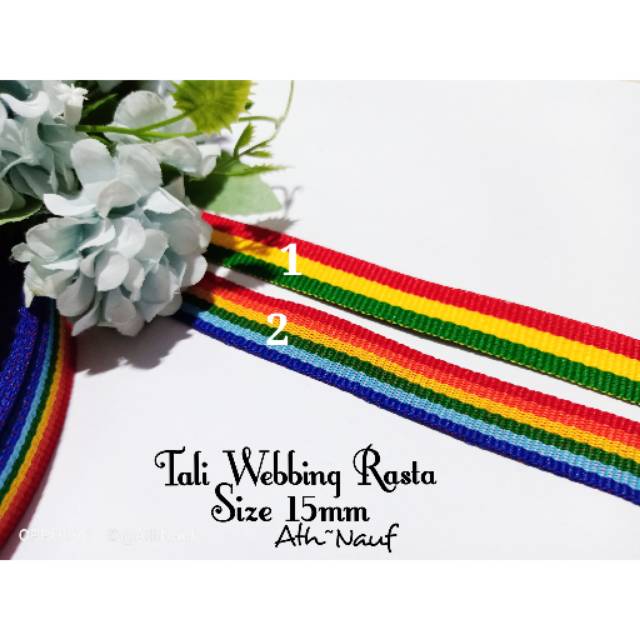 Jual Tali Webbing Rasta 15mm | Shopee Indonesia