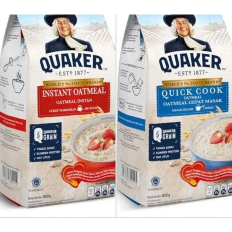 Jual Quaker oat 800gr | Shopee Indonesia
