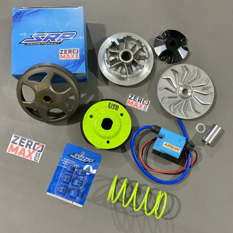 Jual Full Upgrade CVT Koil SRP Ultra Speed Racing Original Yamaha Aerox ...
