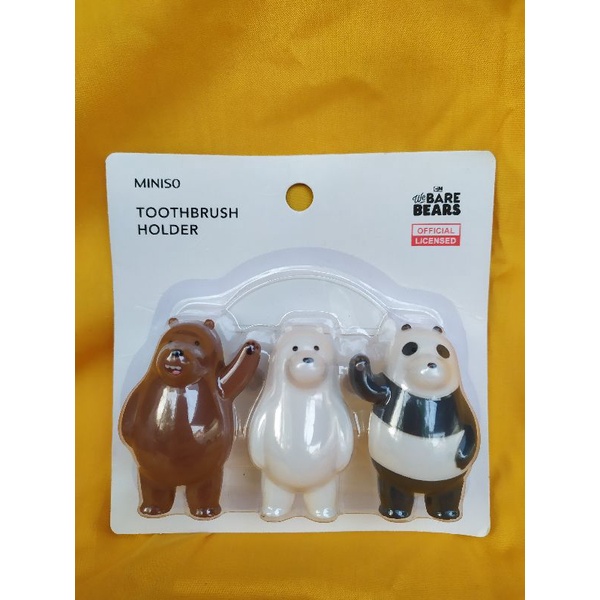 Jual Toothbrush Holder We Bare Bears/wbb Miniso Shopee Indonesia
