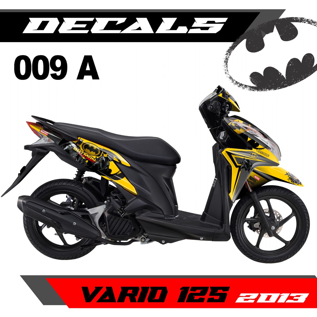 Jual Decal Stiker - Dekal Sticker Honda Vario 125 Fi 2013 Design BATMAN ...