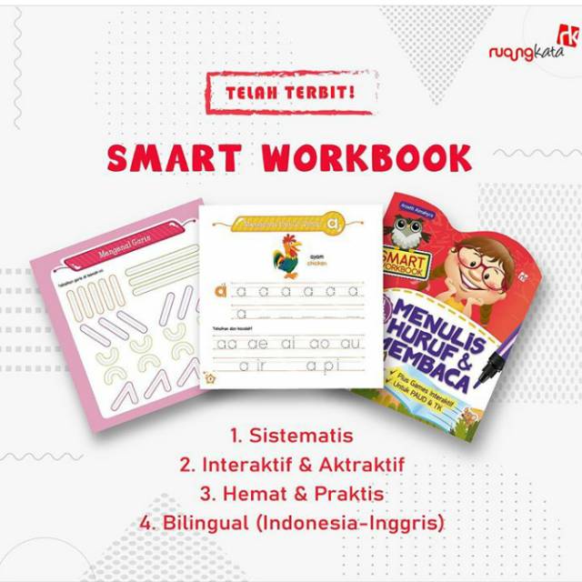 Jual Smart Workbook Menulis Huruf Dan Membaca | Shopee Indonesia