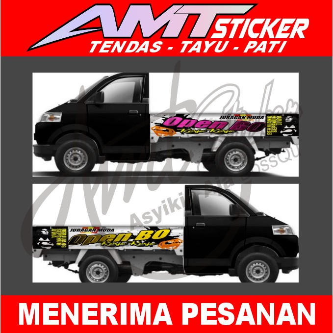 Jual [COD] Stiker Decal Bak Samping Mobil APV Pick Up Stiker Bisa ...