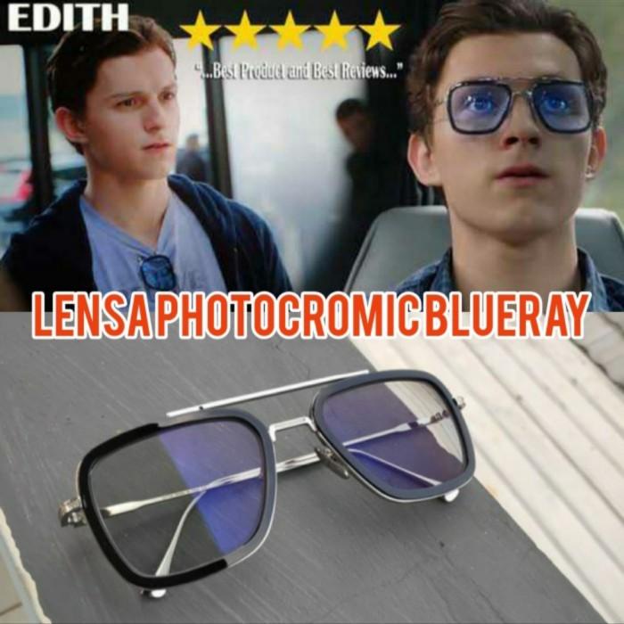 Jual kacamata Edith Tony stark Peter Parker spiderman | Shopee Indonesia