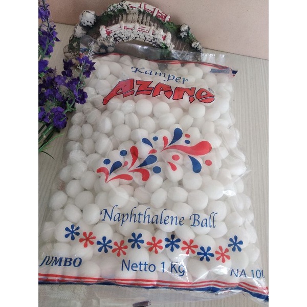 Jual Azano kamper naphthalene ball 1 kg | Shopee Indonesia