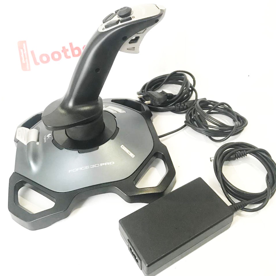 Jual Joystick Flightstick Flight Simulator Logitech Force 3d Pro Second Shopee Indonesia 0132