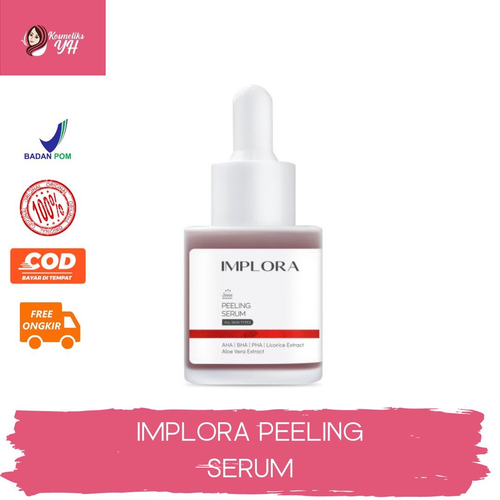 Jual IMPLORA PEELING SERUM SERUM WAJAH KANDUNGAN AHA BHA DAN PHA ...