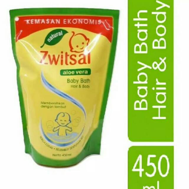 Jual Zwitsal Natural Aloe Vera Baby Bath 450 ML | Shopee Indonesia