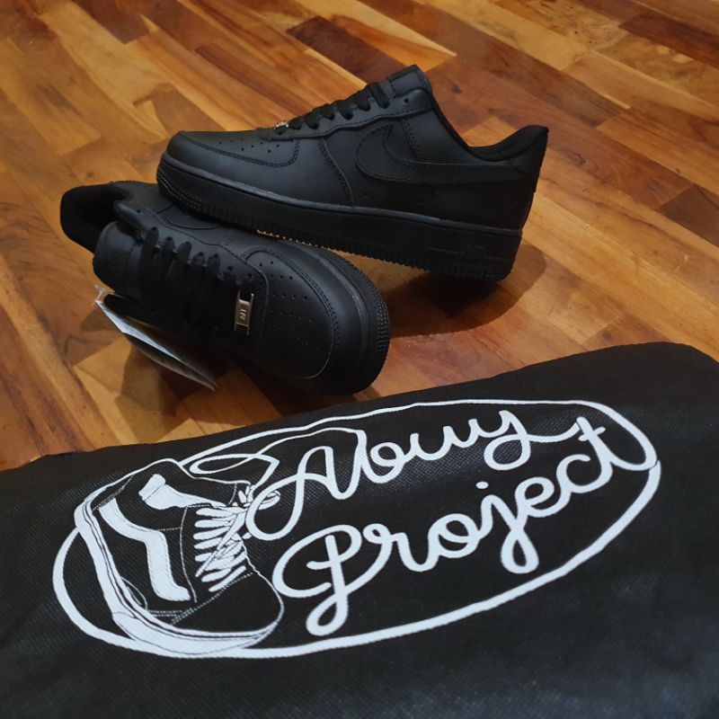 Jual Air Force 1 '07 Triple Black Air Force 1 Low Black Air Force 1
