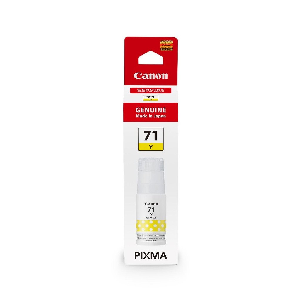 Tinta Original Canon 71 Yellow GI71Y - Tinta Canon G1737 G2770 G3770 G4770 G1730 G2730 G3730 (4)