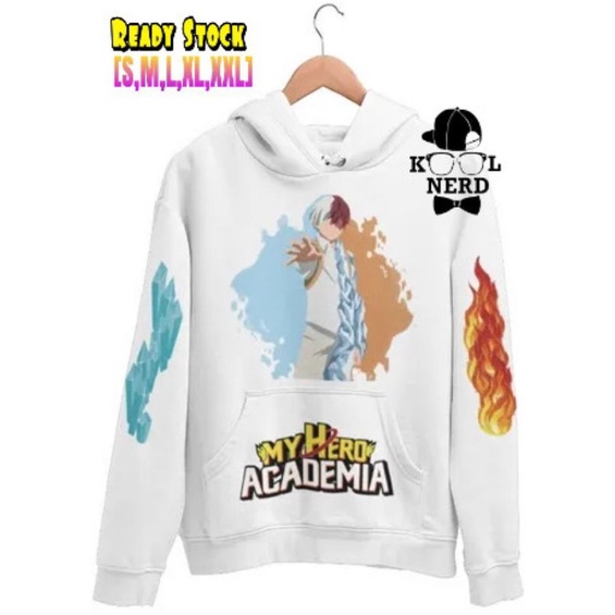 Half hot half hot sale cold hoodie