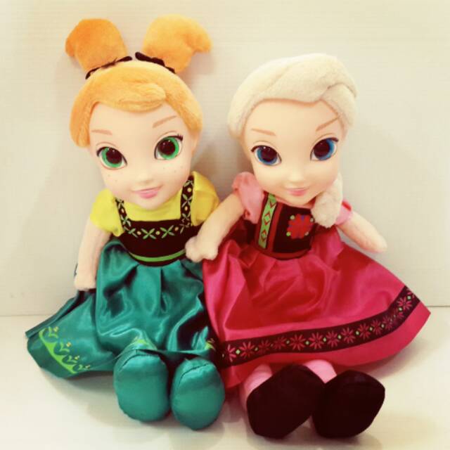 Jual Boneka Frozen Disney Mini Anna and Elsa Set | Shopee Indonesia