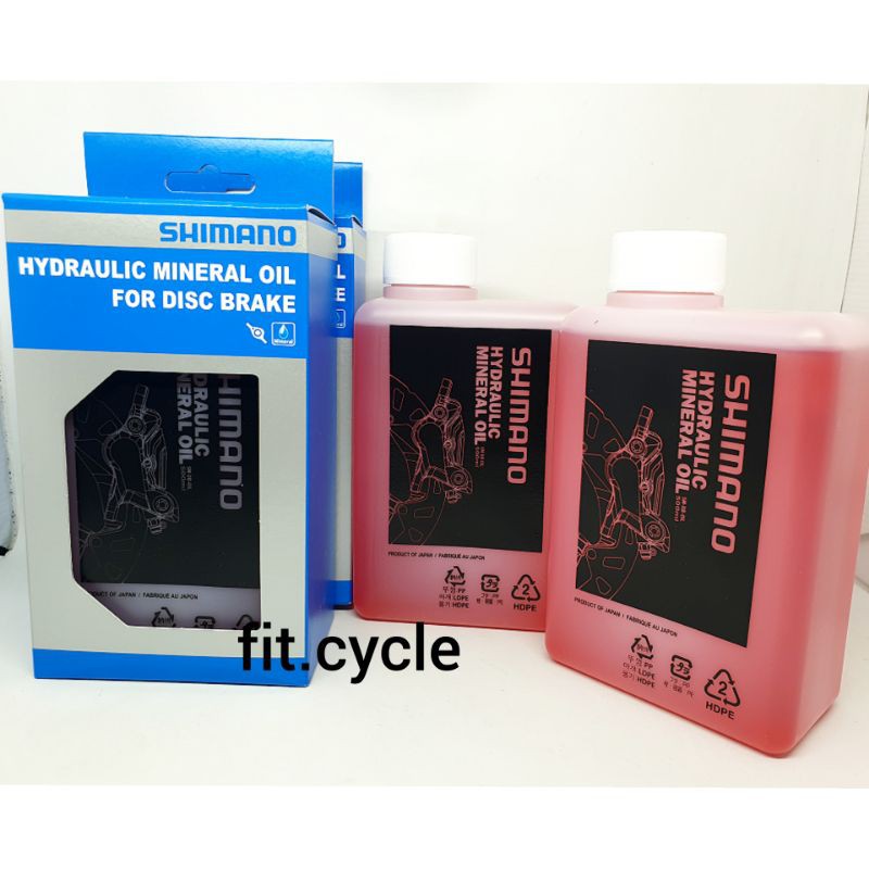 Jual Hydraulic Mineral Oil Shimano Oli sepeda untuk disc brake 50ml ...