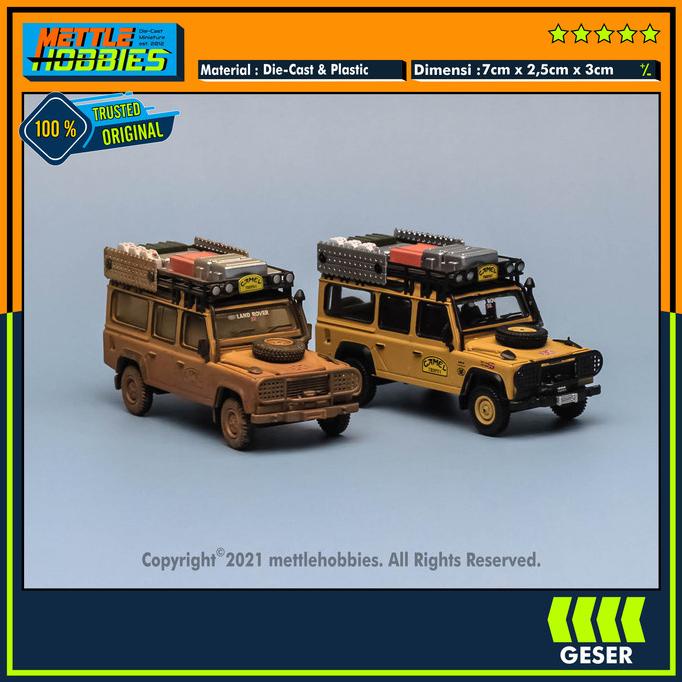 Jual Tsm Model Mini Gt Land Rover Defender 110 Camel Trophy Miniatur 1/ ...
