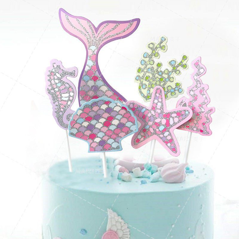 Jual Topper Mermaid Untuk Cupcake Cake Hias Topper Putri Duyung Shopee Indonesia 9659