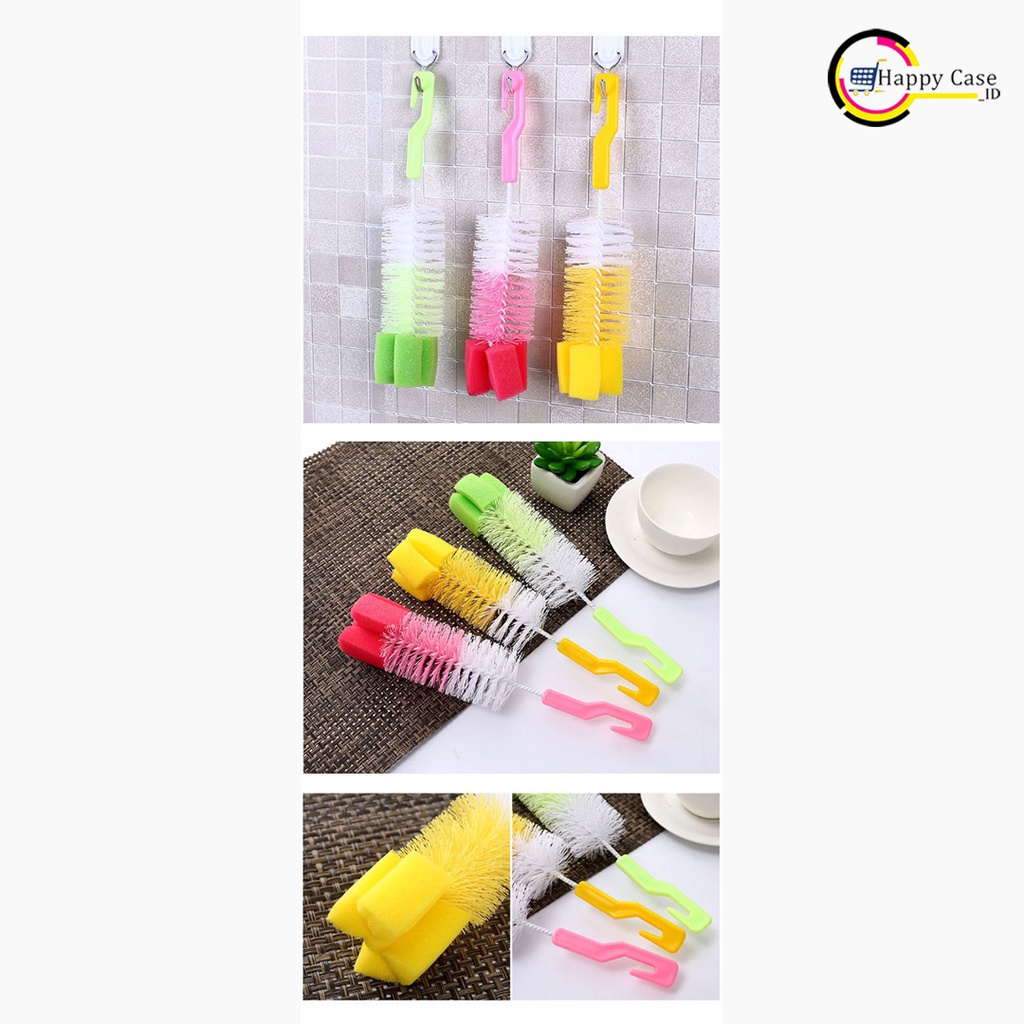 Jual Rt73 Sikat Spons Sponge Pembersih Pencuci Botol Gelas Cangkir Tumbler Susu Higienis Anti 1078