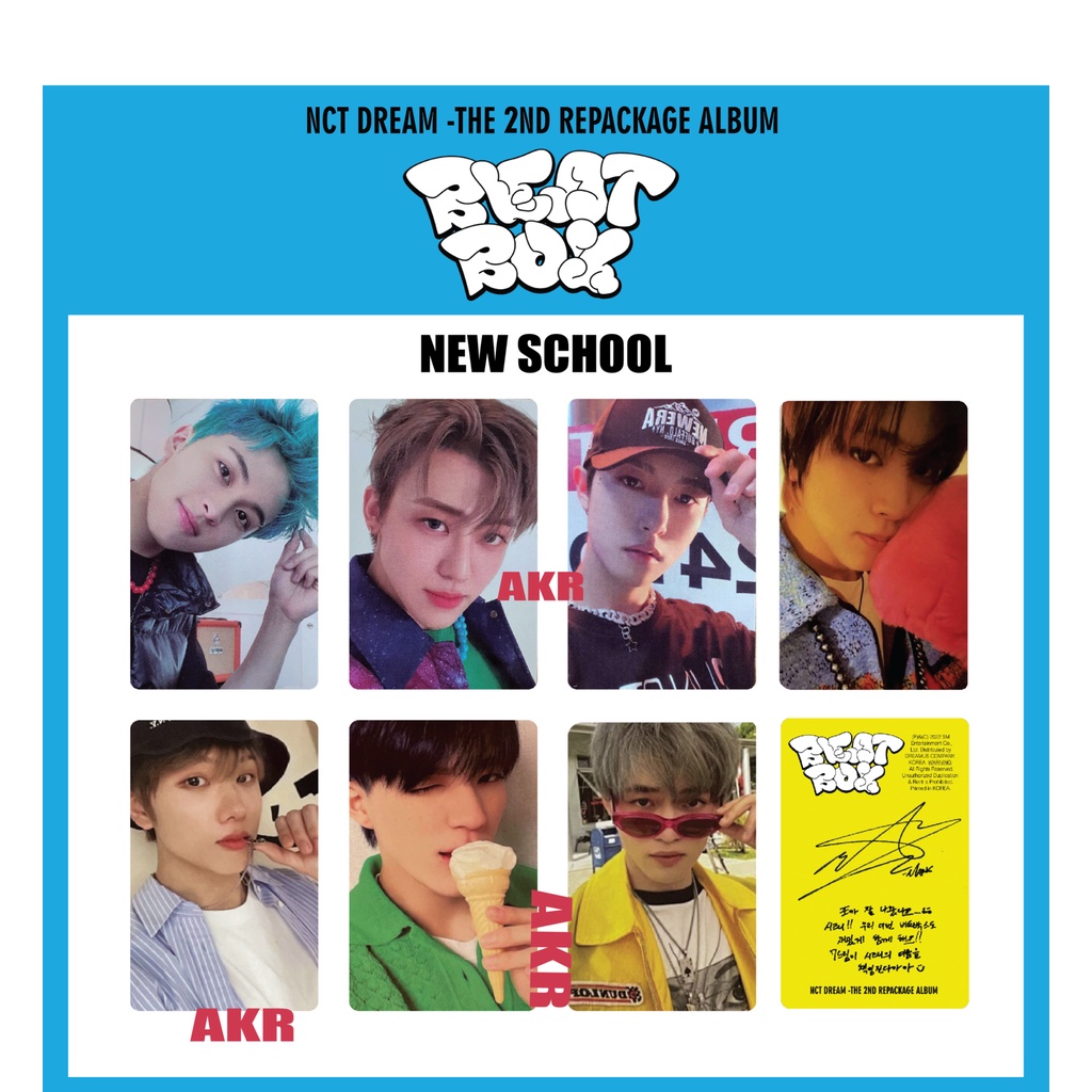 Jual [UNOFFICIAL] PHOTOCARD NCT DREAM BEATBOX OFFICIAL DESAIN