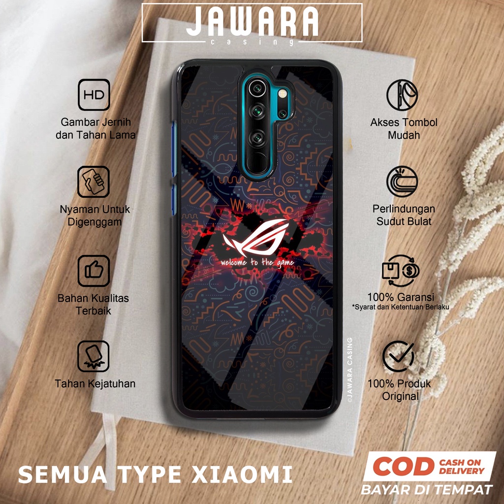 Case Redmi Note Pro Casing Redmi Note Pro Jawara Casing [ROG1] Case  Glossy Case Aesthetic Custom Case Anime Case Hp Redmi Casing Hp Keren  Kesing