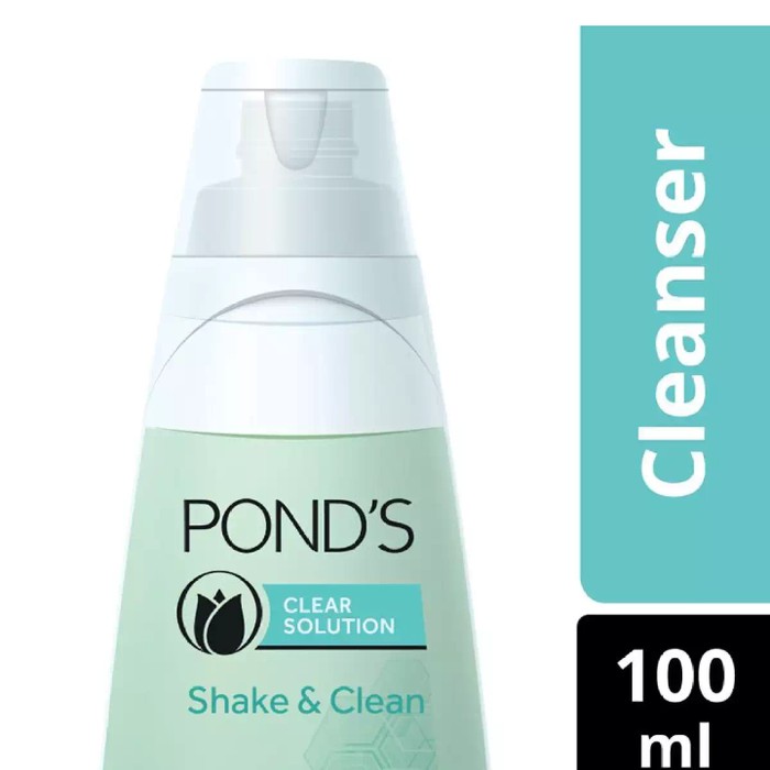 Jual Ponds Clear Solution Shake and Clean 100 ml Shopee Indonesia