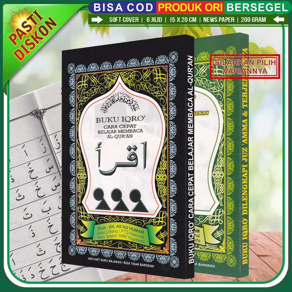 Jual BUKU IQRO' Cara Cepat Belajar Membaca Alquran | Shopee Indonesia