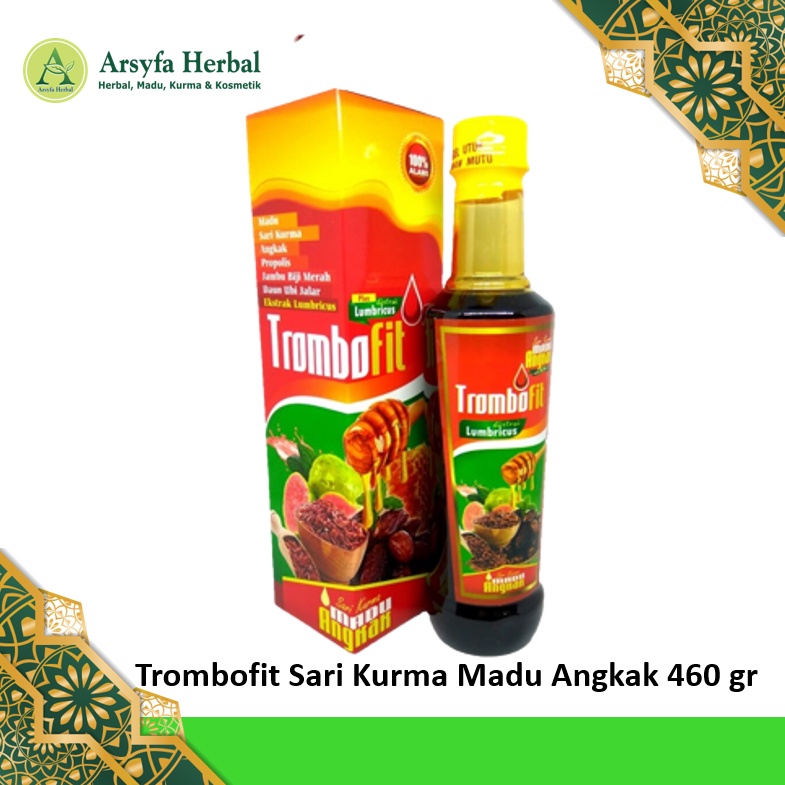 Jual Trombofit Sari Kurma Madu Angkak Plus Ekstrak Lumbricus Jambu Biji